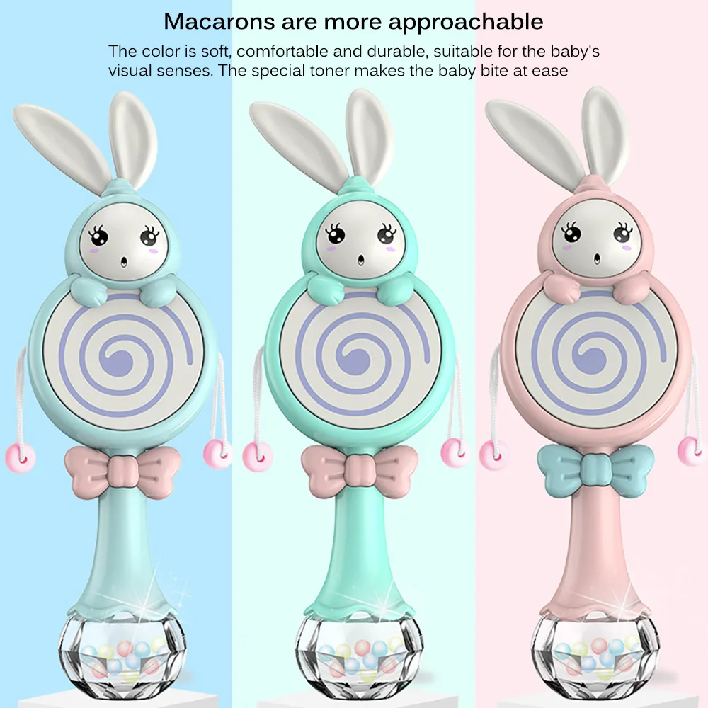 

Rabbit Baby Rattles Early Development Toys 0-12 Months Baby Musical Hand Shaking Rattle Toy Funny Educational Mobiles Toys Gifts