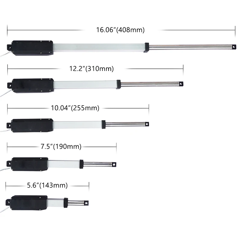 

Mini Electric DC Linear Actuator 12V 20N Push Stroke 25mm 50mm 75mm 100mm 150mm Telescopic Rod Remote Wireless Controller Lineal