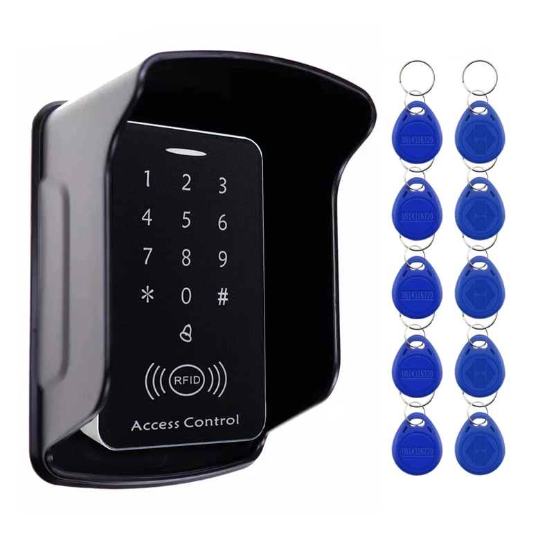 Кнопочная панель кард ридер открытый металлический RFID Доступа Управление