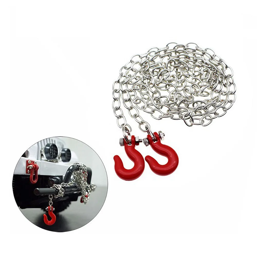 1:10 технические игрушки буксировочная цепь с крючком для прицепа Axial SCX10 прочные