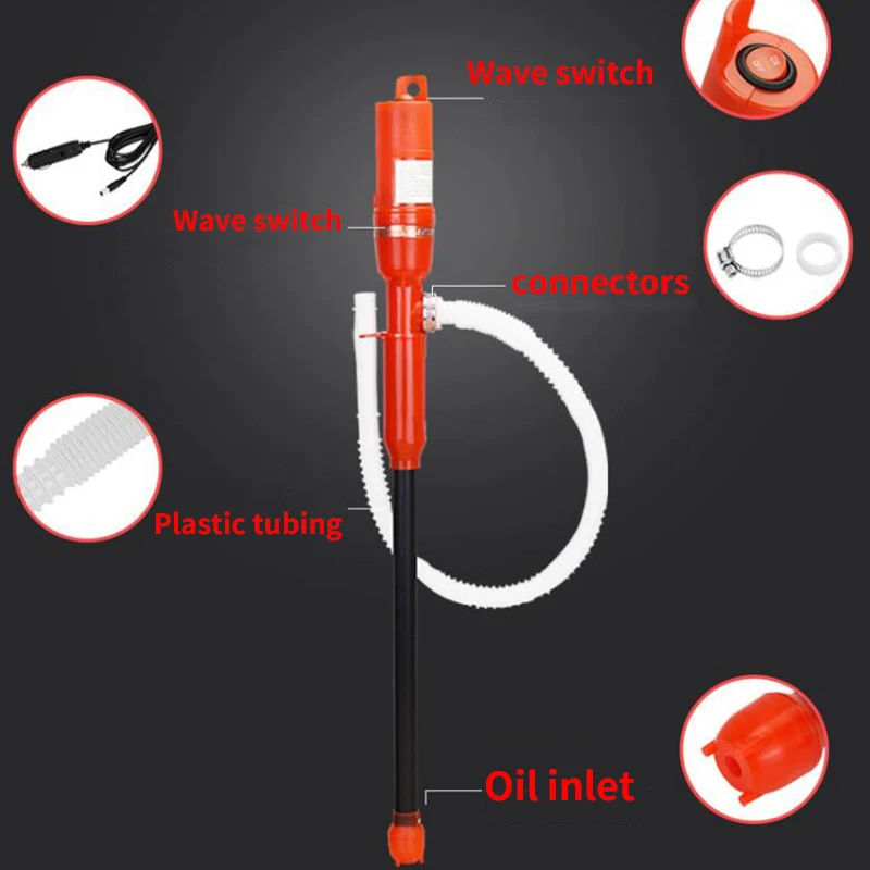 12 В Авто транспорт Топливный Газ передача всасывающие насосы портативный