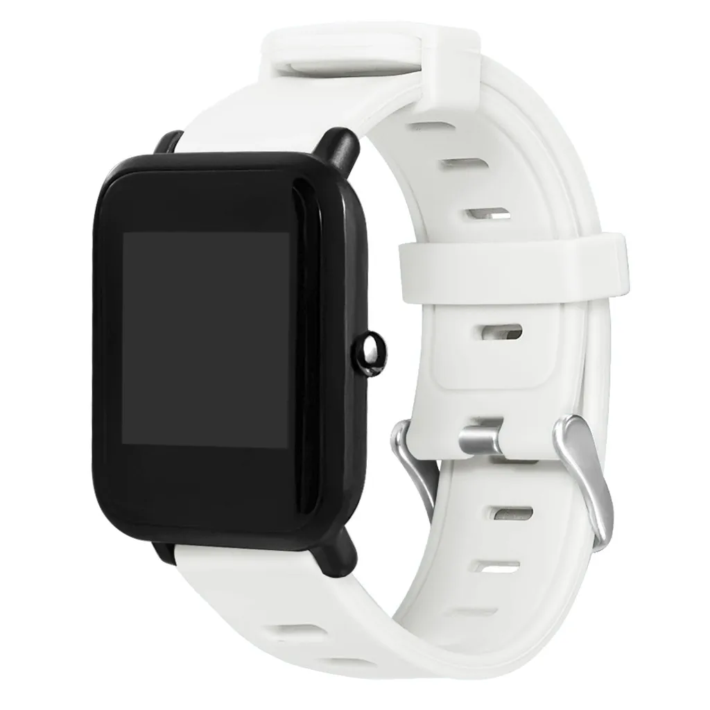 Спортивный силиконовый сменный Браслет ремешок для Huami Amazfit Bip Youth Lite Часы SmartWatch