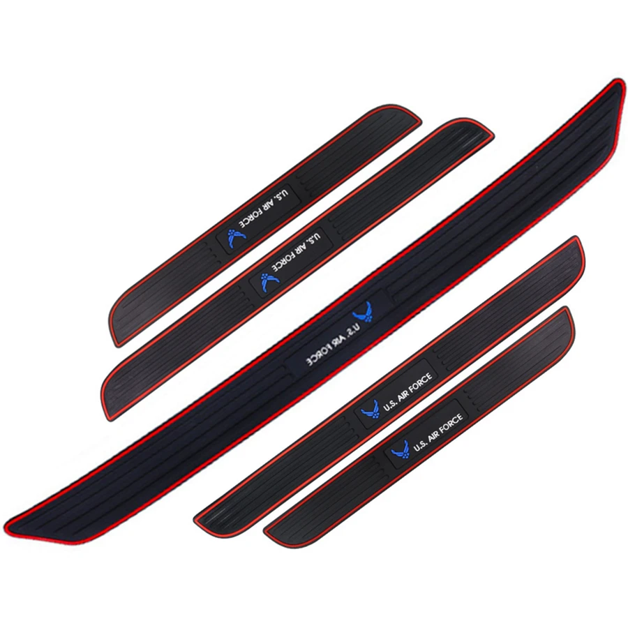 5 шт. набор резиновый SUV автомобиль дверь шаг порога гвардии бампер крышка