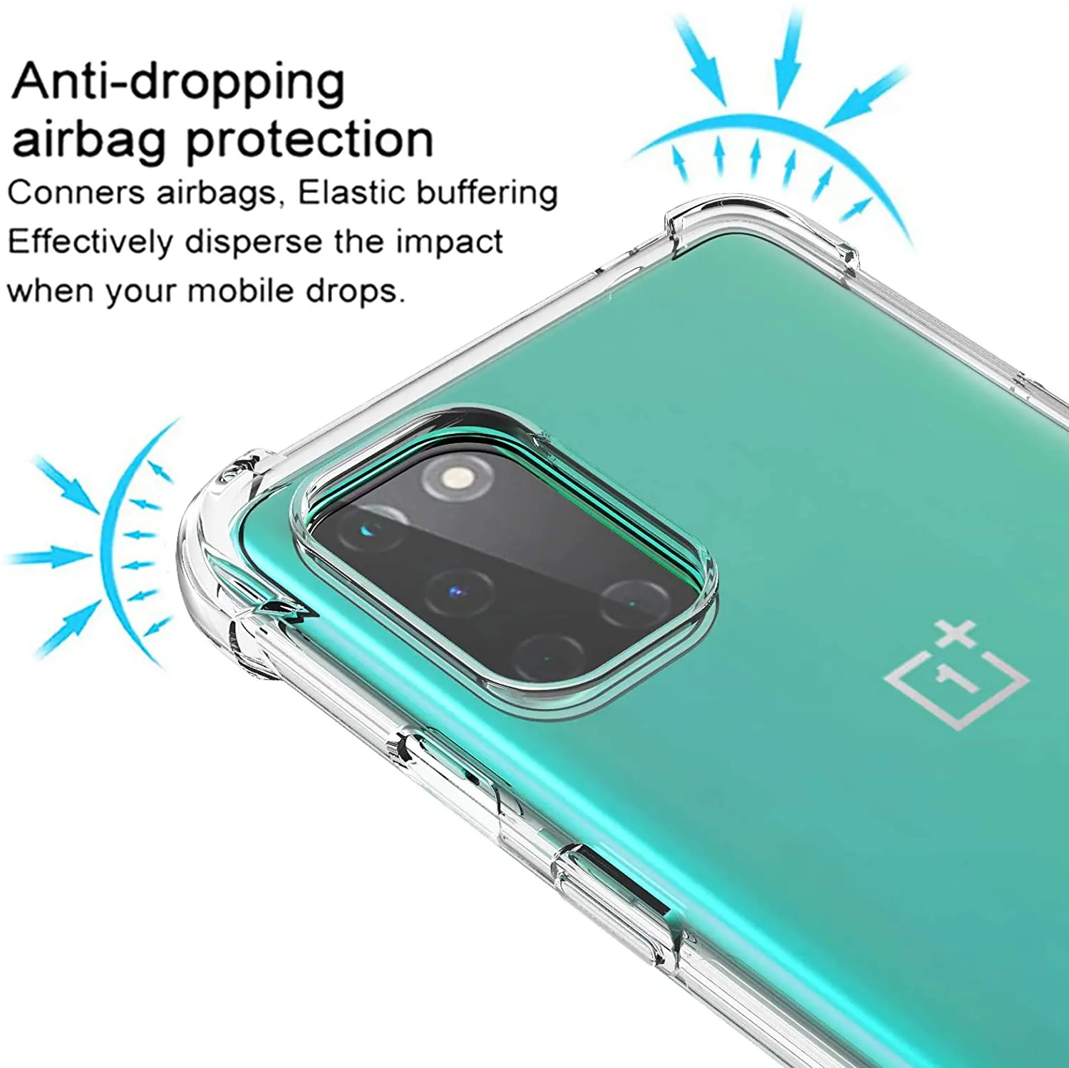 

Etui, Glass Case for OnePlus nord Transparent Case Oneplus 7 t 7T Smartphone Shockproof Cover Oneplus8t Oneplus 8t Capa Case
