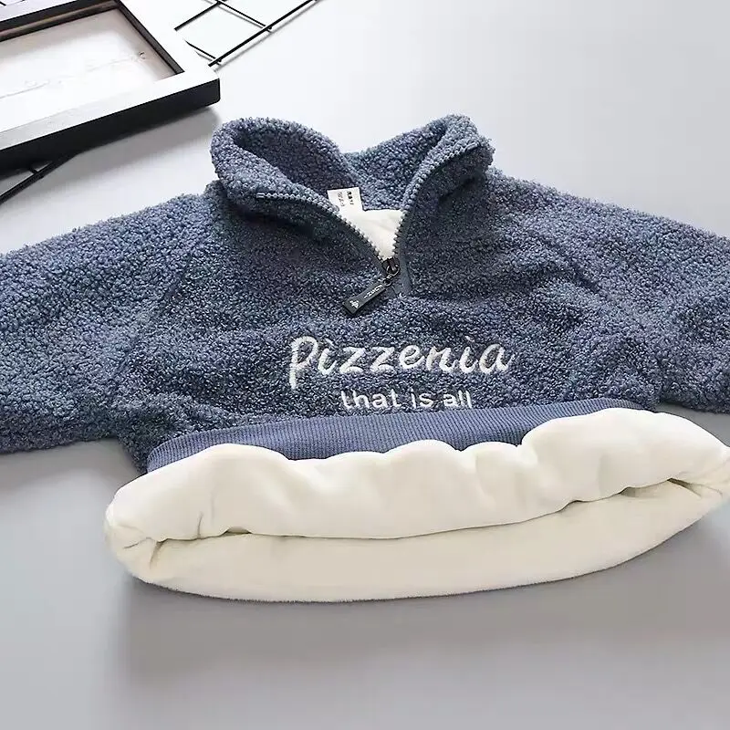 2019 детские толстовки с капюшоном на осень и зиму флисовые длинными рукавами для