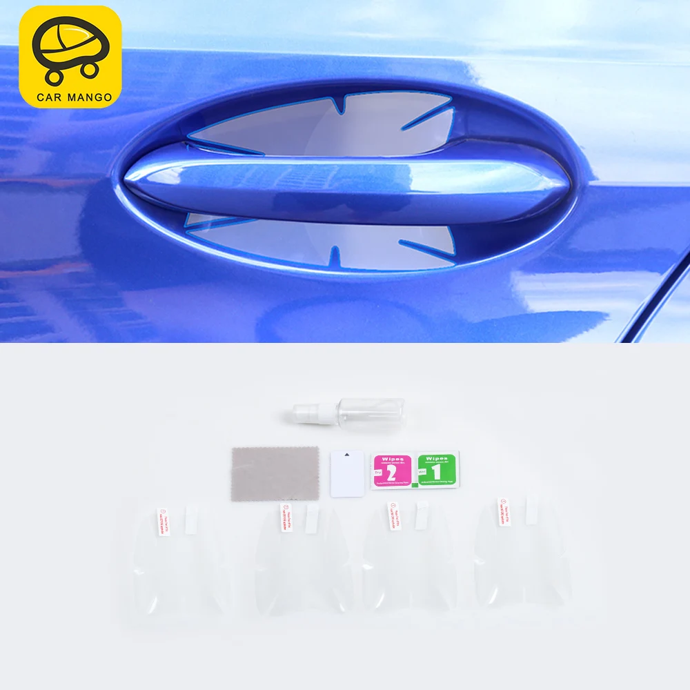 

CarMango for BMW 3 Series G20 2020 2021 Car Styling Door Bowl Wrist Protector Film TPU Cover Trim Sticker Exterior Accessories