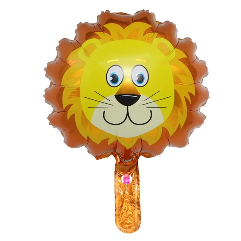 

1pcs Mini Animal Head Foil Balloons Kids Birthday Theme Jungle Party Ocean Fish Balls Inflatable Toys Baby Shower Unicorn Party