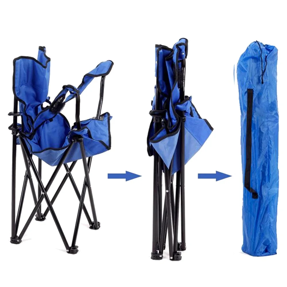 저렴한 경량 갑판 의자 등받이 해변 접이식 의자 팔걸이 야외 캠핑 휴대용 의자 피크닉 낚시