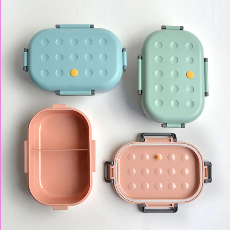 Контейнер для обедов MICCK детей контейнер разогрева микроволновой печи милая