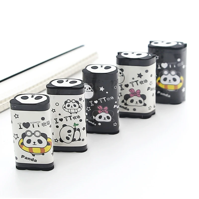 Милые ластики с пандой мини животные Резиновые ученики корейская мода
