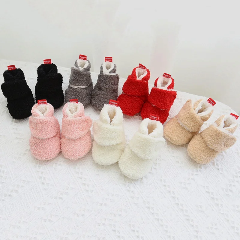 

2020 0-18M Baby Shoes Newborn Infant Toddler Winter Warm Boots Cartoon Animal Prewalkers Slippers Crib Baby Footwear Boot
