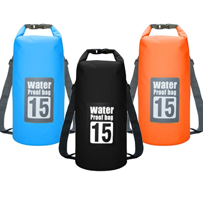 15L водонепроницаемая сумка для походов на природе непроницаемый рюкзак кемпинга