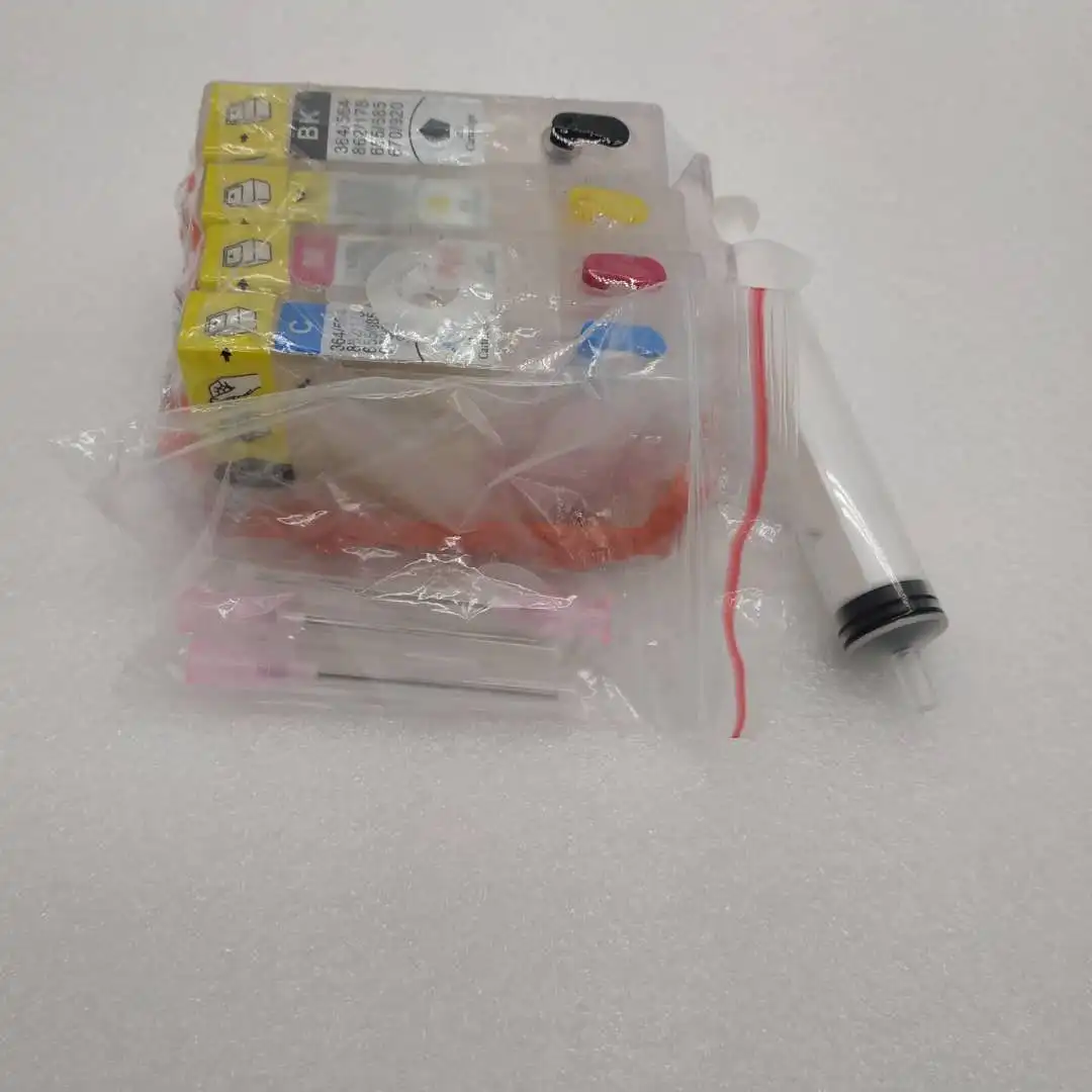 4 слота для принтеров hp 564 многоразовый картридж Photosmart B110a W ARC chip RIC printer parts |