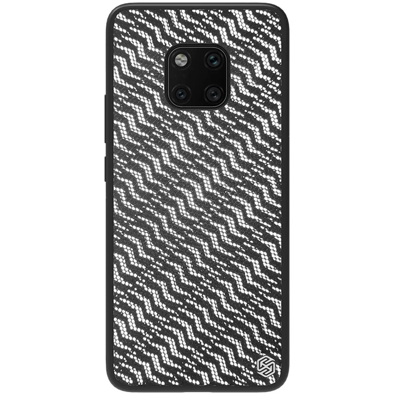 Для huawei mate 20 Pro чехол NILLKIN светоотражающий Чехол Поддержка беспроводной зарядки ПК задняя крышка для huawei mate 20 Pro Чехол - Цвет: Silvery
