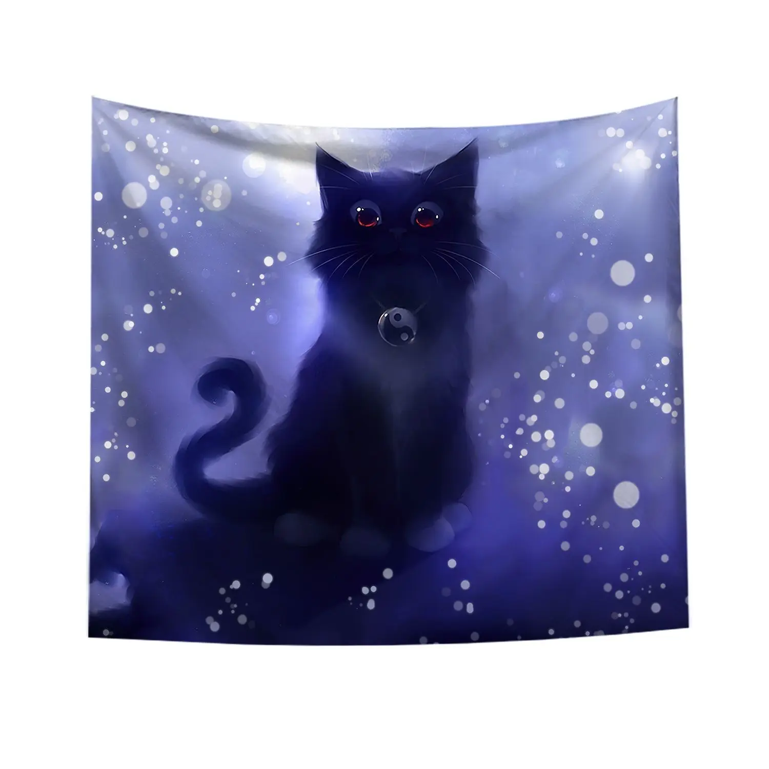 

Anime Cat Series Home Decoration Tapestry Dormitory Yoga Background Hanging Cloth Beach Towel Wall Hanging Kawaii Room Decor