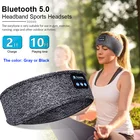 Bluetooth наушники для сна беспроводные наушники, Спортивная Повязка на голову, мягкие эластичные удобные музыкальные наушники EyeMask для бокового сна