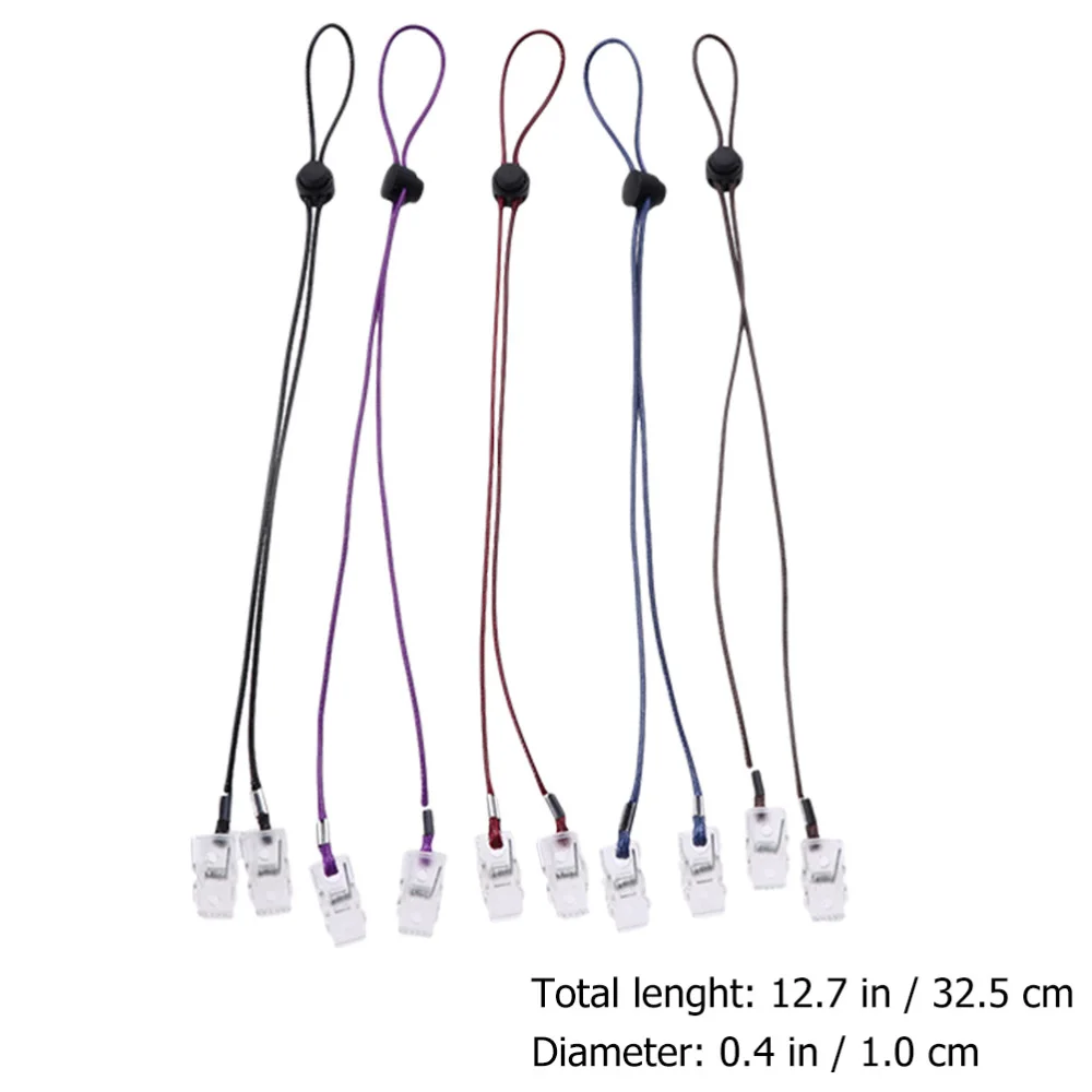 

1 Set Small Adjustable Portable Practical Bib Holders Napkin Clips Bib Clips