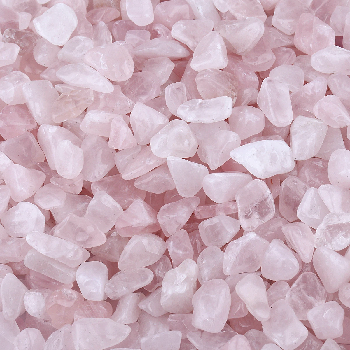 5-9mm 460g Rose Quartz Crystal Tumbled Stone Chips Crushed Pieces Irregular Stones Beads Jewelry Accessory For Making Decoration