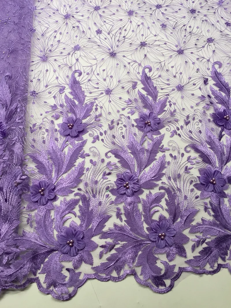 Высококачественная Женская 2019 французская кружевная ткань тюль с золотой