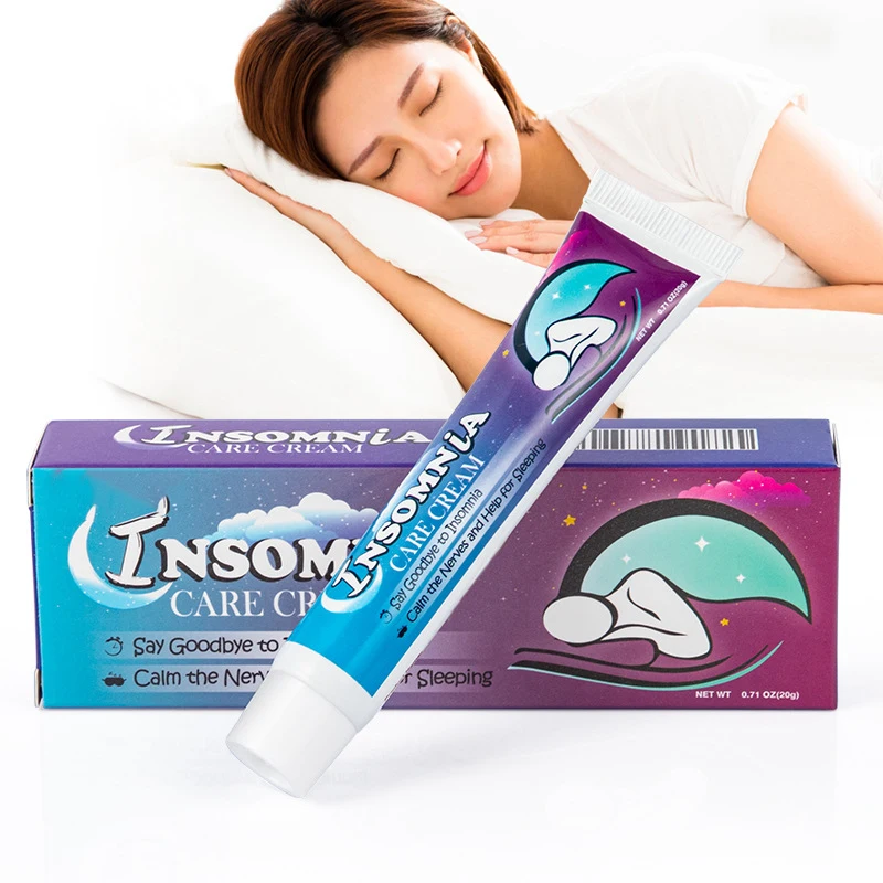 Insomnia Care Cream Improve Sleep Quality Ointment Herbal Medicine Health Care For Improve Sleep Quality Personal Health Care EK