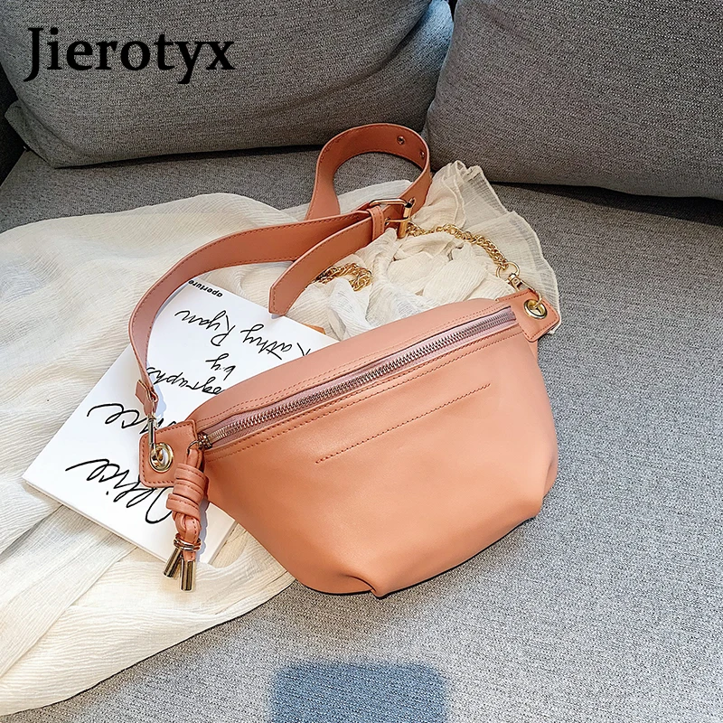 Женская сумка на плечо JIEROTYX мессенджер из искусственной кожи молнии с