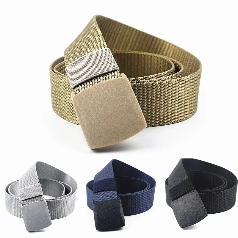

2021 New Men Nylon Belt Waisttrainer Outdoor Sports Military Tactical Belt Canvas Waistband Lumbar Waist Support Fitness Belt