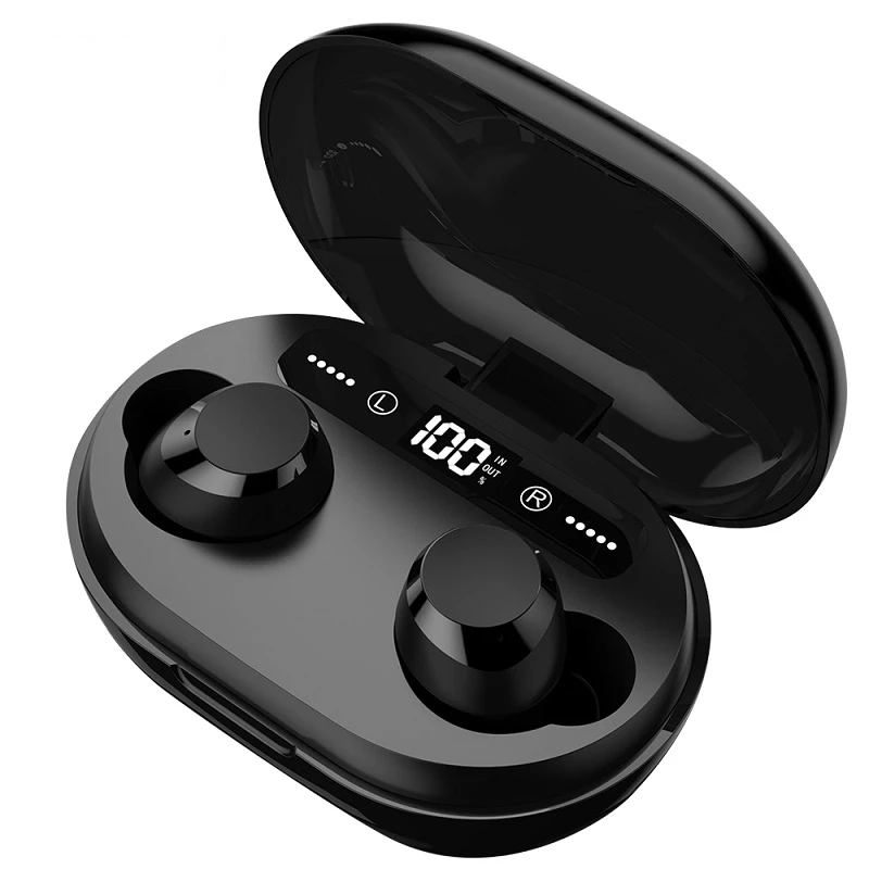 Оригинальные наушники C5 TWS IPX8 Bluetooth V5.0, спортивный сабвуфер, стерео звук, сенсорное управление, шумоподавление, без задержки, игровая гарнитура - Цвет: C8-IPX6
