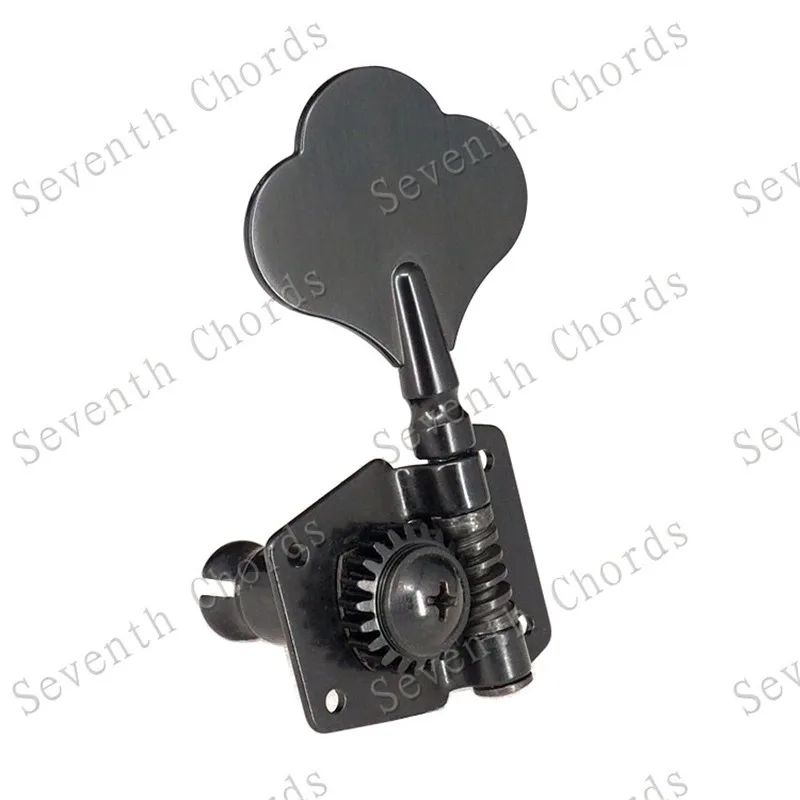 Набор из 6 шт. черные струнные тюнеры с открытой шестерней тюнинговые колышки