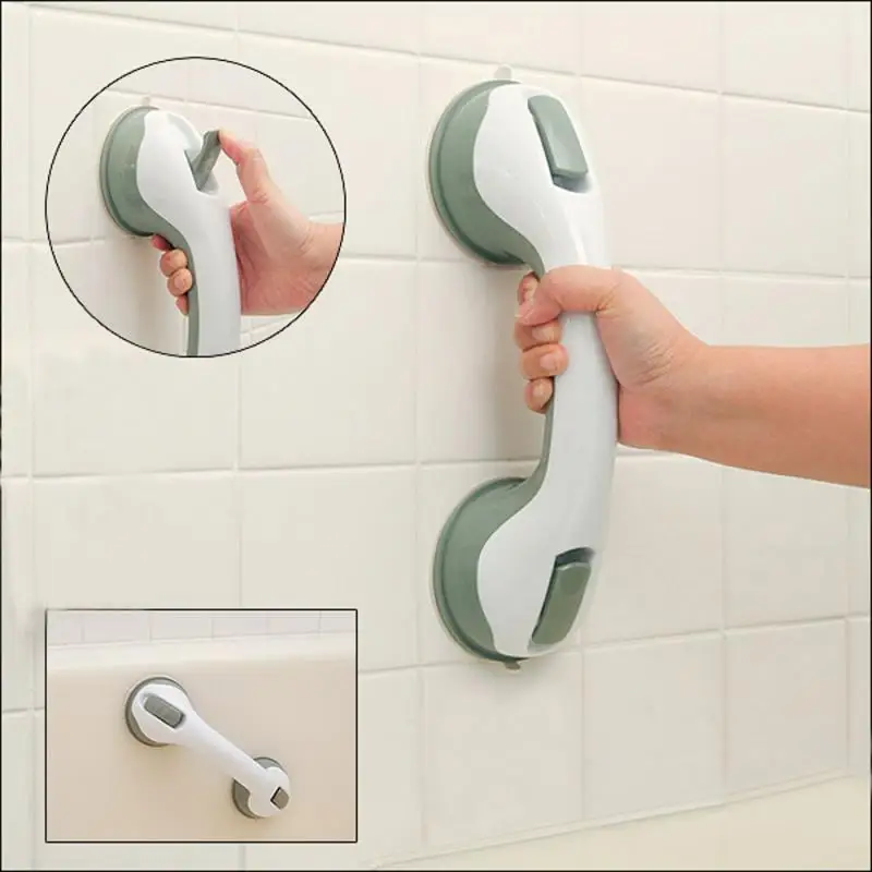 1PC Bathroom Helping Handle Anti Slip Support Grap Bar for elderly Safety Bath Shower Grab Bar Strong Vacuum Suction Cup