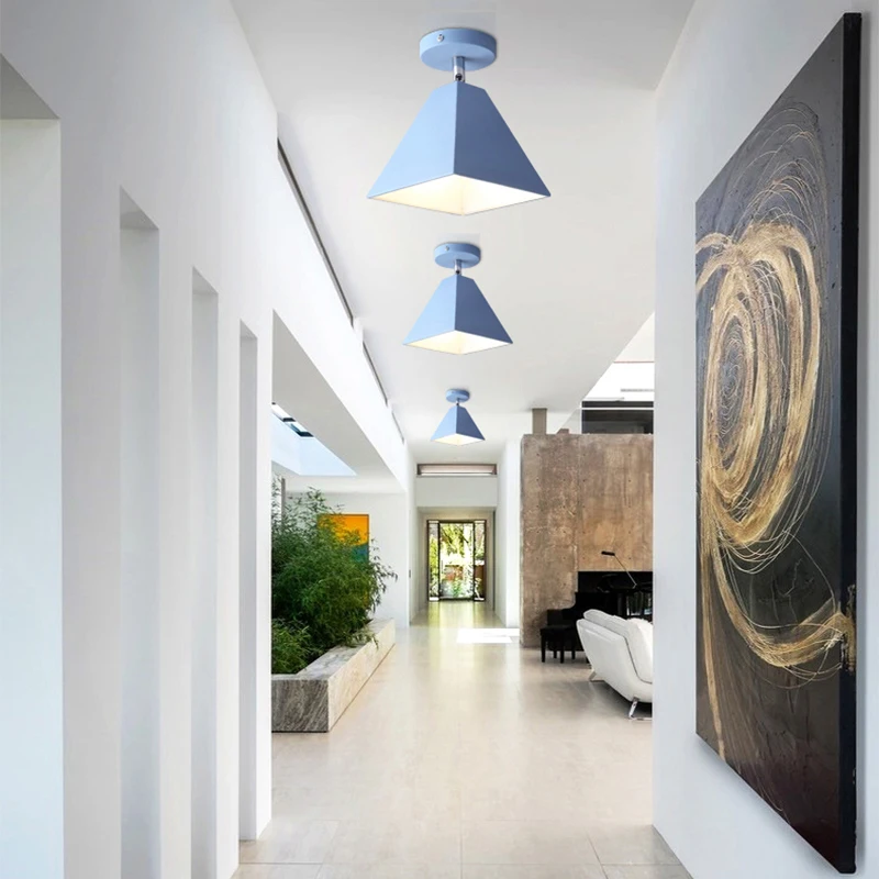 Светодиодный потолочный светильник Скандинавский современный E27 светодиодный