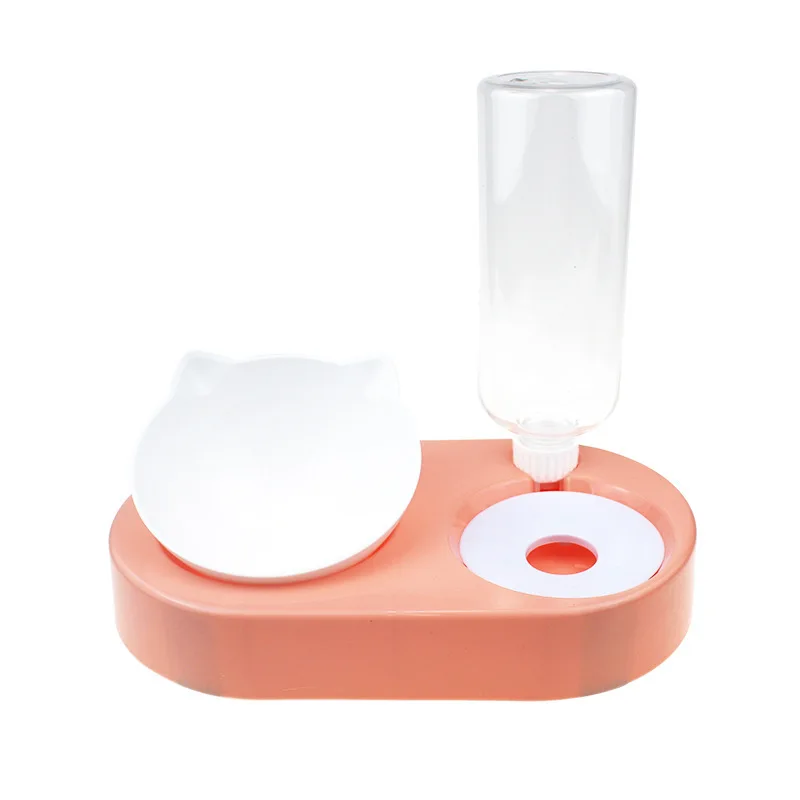 

Pet Bowl For Cat Automatic Cats Bowl Water Dispenser Pet Bowls Drinker With Drinking Stand Kitty Feeder Waterer Cat Accessories
