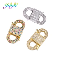 juya diy pendant locket handmade carabiner screw lock clasps accessories for needlework fastener hanging chains jewlery making