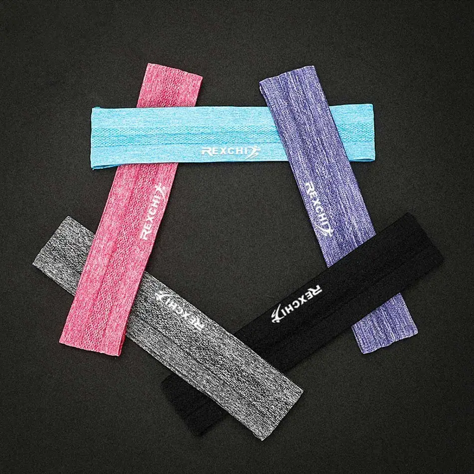 Пробежек занятий йогой Эластичный Напульсник спортивные Спортивная головная