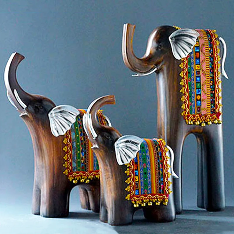 Счастливые поделки из смолы абстрактная скульптура Тайланд фэн-шуй имитация