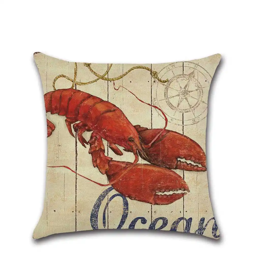 Морским обитателям постельное белье для дома декоративное подушка в виде