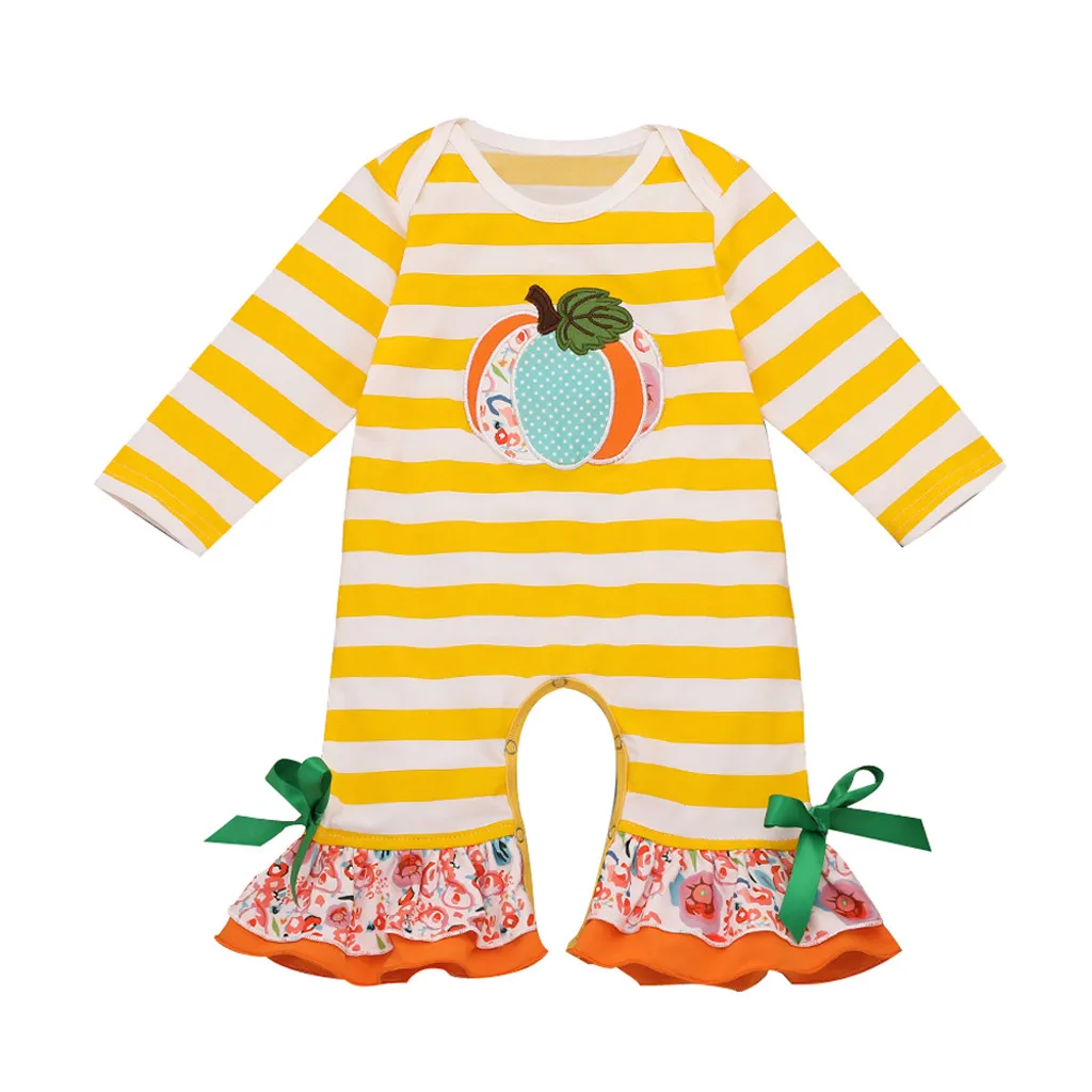 Одежда для младенцев Осенне зимние детские комбинезоны маленьких девочек