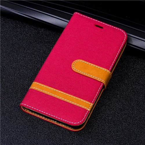 Роскошный флип-чехол-бумажник для iPhone 11 Pro Max 6 6S 7 8 Plus 5 5S SE X Чехол-держатель для телефона из искусственной кожи для iPhone X XR XS Max - Цвет: Красный