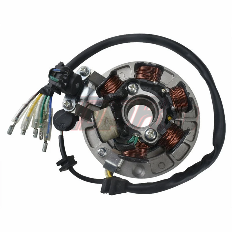 TDPRO 6 катушка зажигания СТАТОР маховик ротора комплект для мотоцикла Lifan 110cc 125cc 140CC 150CC двигатели SSR SDG питбайк