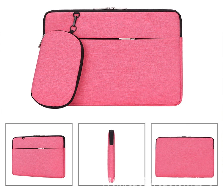 Rose with Small Bag Сумка для ноутбука для Xiaomi MacBook Pro 13 Чехол Air 11 12 retina 15 Touch Bar Женский Мужской чехол для ноутбука портфель чехол - Цвет: Rose with Small Bag