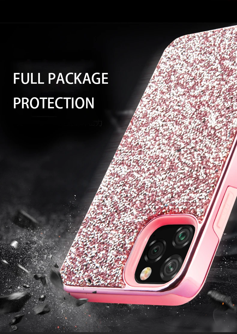 Oincase iphone XS Max XR Роскошный чехол из ТПУ со стразами для X 7 8 9 6 6S Plus 11 Pro |