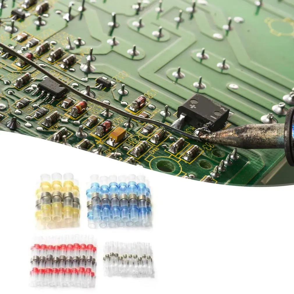 heat shrinkable waterproof solder pipe butt terminal Tinned Copper CONNECT & SOLDER wires and SEAL with ease | Инструменты