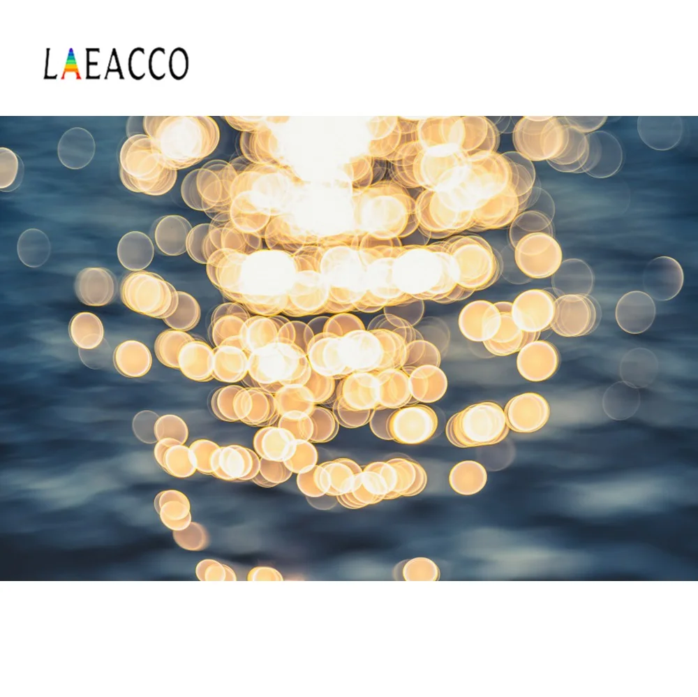 Блестящие блестящие золотые фоны Laeacco в горошек для детской портретной