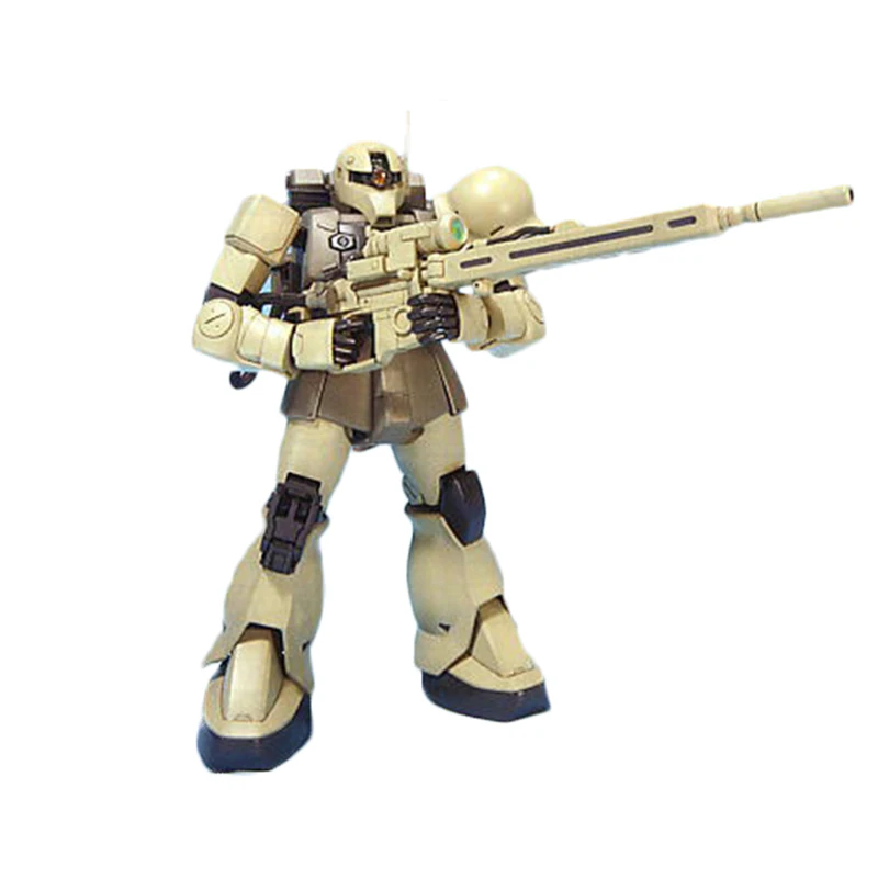 Сборка HG HGUC 071 1/144 Zaku I MS-05L Zhagu I снайперский Тип Гандам