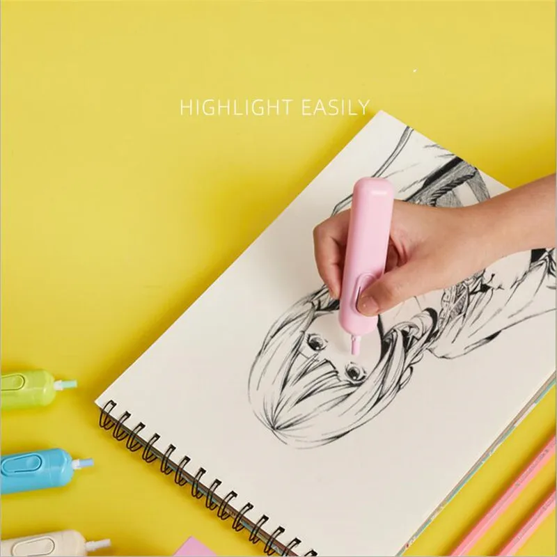 1 Набор мультяшных канцелярских принадлежностей Электрический ластик для детей