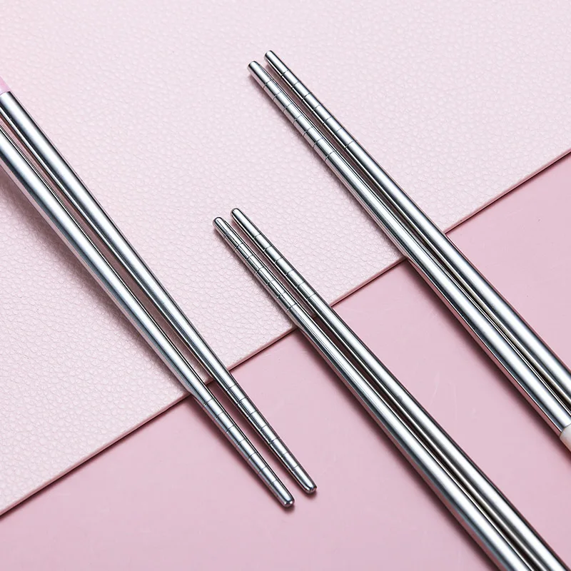 EIMAI китайские металлические палочки для еды 304 из нержавеющей стали портативные