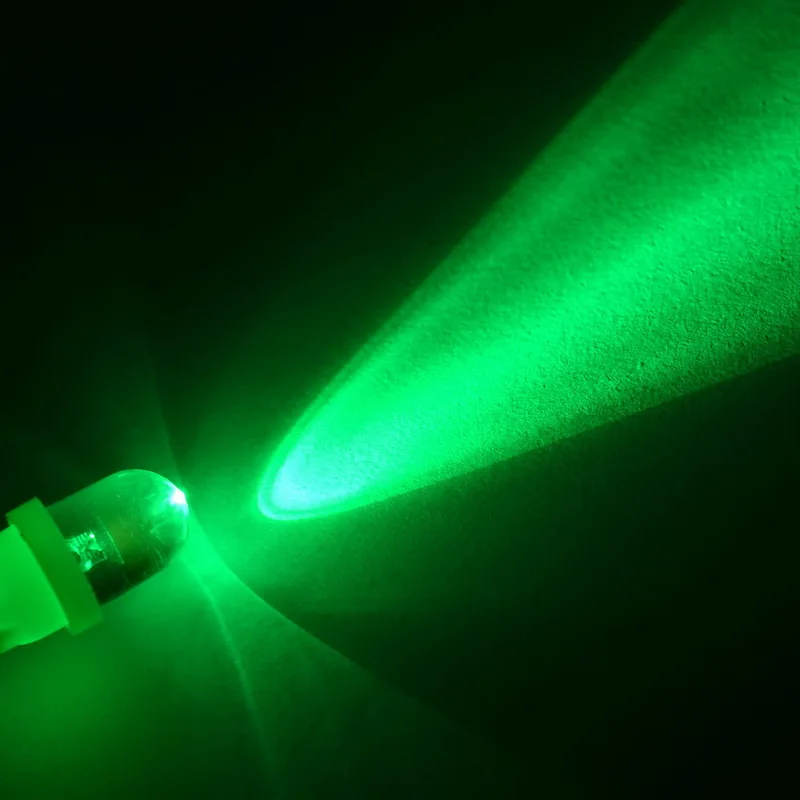 4X Белый, красный, синий, зеленый, желтый RGB 168 194 1 Smd Авто Клин светильник боковой приборной панели номерной знак купольная Лампа DC 12 В - Испускаемый цвет: Зеленый