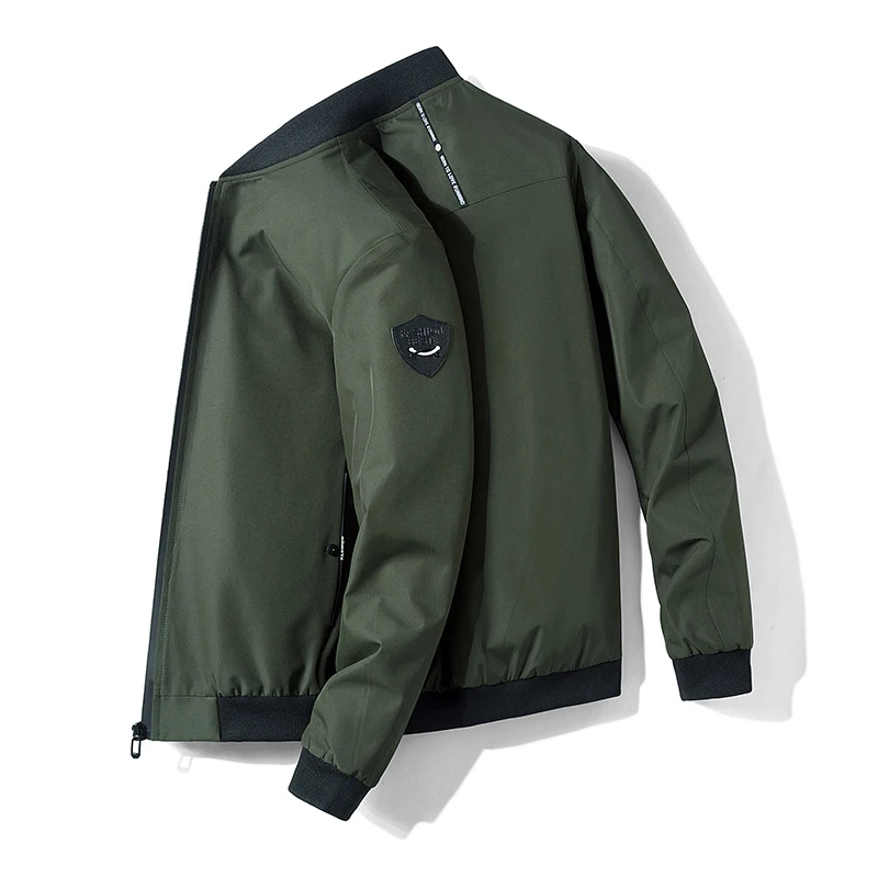 Mens Bomber Jackets Autumn Spring Fashion Men Casual Army Military Slim Fit Coats Streetwear Pilot Jacket Hip Hop Clothing Male | Мужская