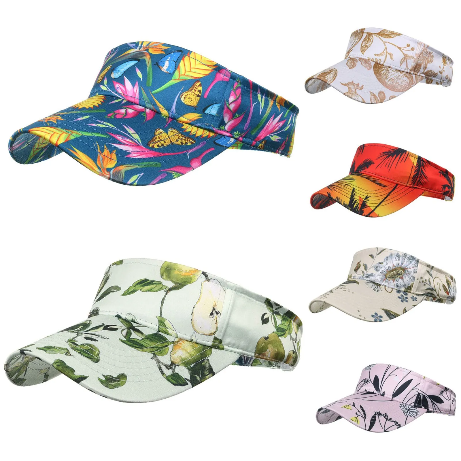 

Women Men Flowers Beach Adjustable Baseball Cap Hip Hop Hat Sun Hat Sun Hat Uv Protection High Quality Outdoor Sports Hat