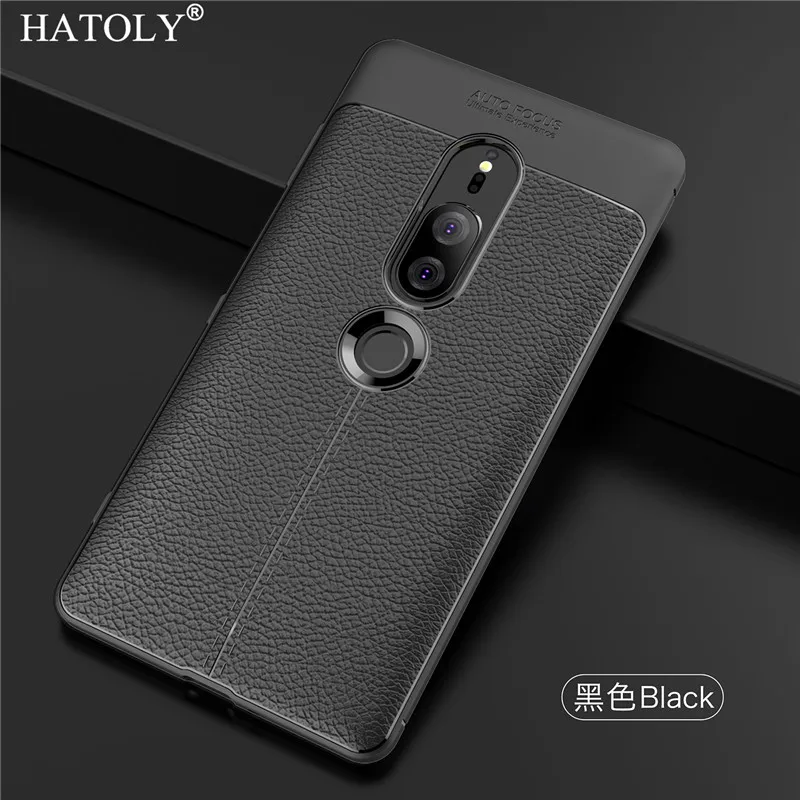 Чехол HATOLY для Sony Xperia XZ2 Премиум чехол мягкий личи ТПУ Прочный телефона 5 8&quot |