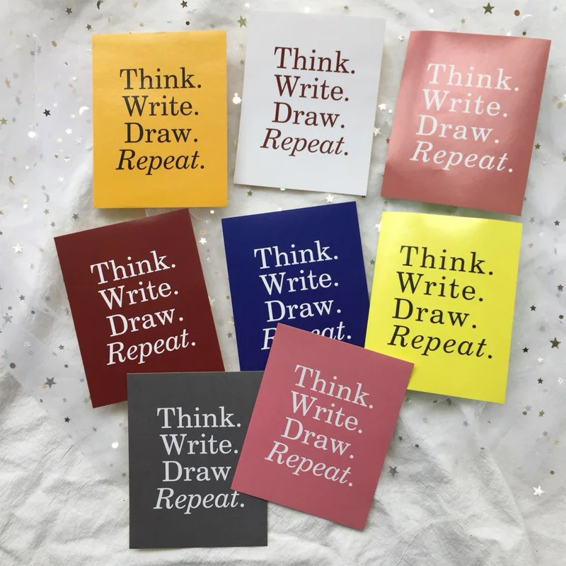 4 шт. Симпатичные стикеры SIXONE Ins клейкие бумажный пакет разноцветные декоративные